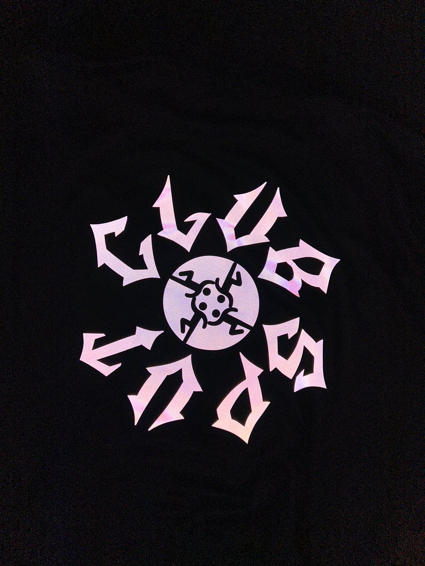 Oversized Reflective Club Sput Tee